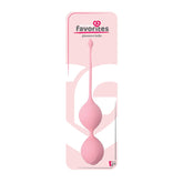 See You In Bloom Duo Love Balls Pink Silicone Kegel > Sex Toys For Ladies > Orgasm Balls